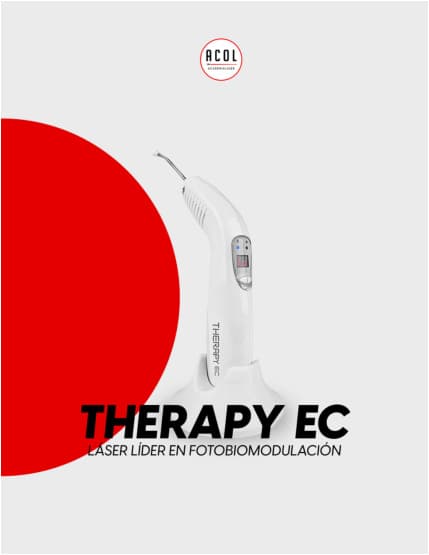 Portada del Therapy EC · folleto Acolaser